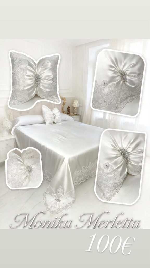 copriletto modello sposa